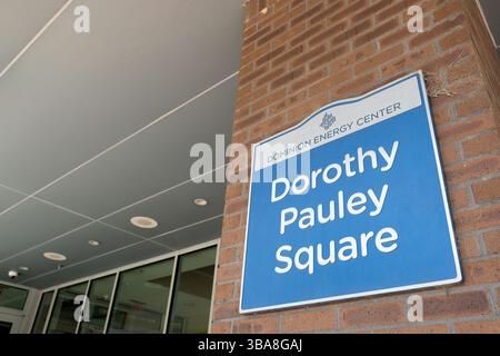 Das Dorothy Pauley Square and Carpenter Theatre, Teil des Dominion Energy Center, ist ein Komplex für darstellende Künste in Richmond, Virginia. Stockfoto