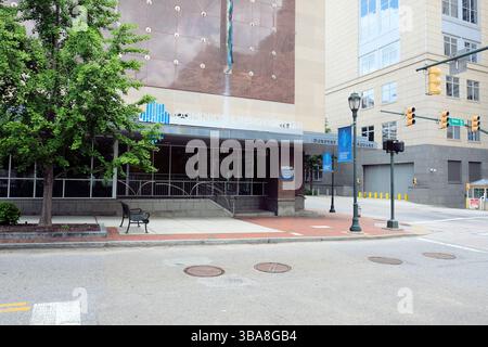 Das Dorothy Pauley Square and Carpenter Theatre, Teil des Dominion Energy Center, ist ein Komplex für darstellende Künste in Richmond, Virginia. Stockfoto