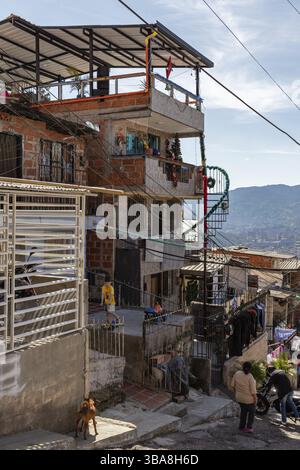 Santo Domingo, Medellin, Kolumbien, Südamerika Stockfoto