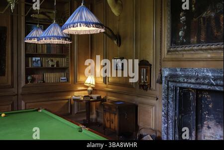 Innenraum des antiken Avebury Manor aus dem 16. Jahrhundert in Avebury England united Kingdom Stockfoto