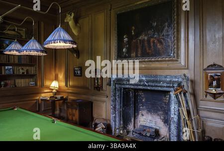 Innenraum des antiken Avebury Manor aus dem 16. Jahrhundert in Avebury England united Kingdom Stockfoto