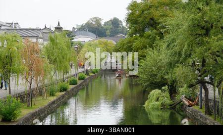 Zeitloser Charme des historischen Viertels Kurashiki Bikan Stockfoto