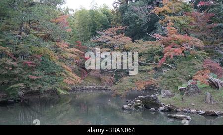 Okayama Castle und Okayama Korakuen, Okayama, Japan Stockfoto