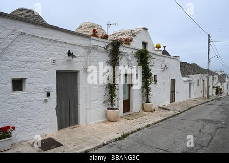 Trulli von Alberobello kleines ländliches Haus in Alberobello, Metropolitan City of Bari Stockfoto