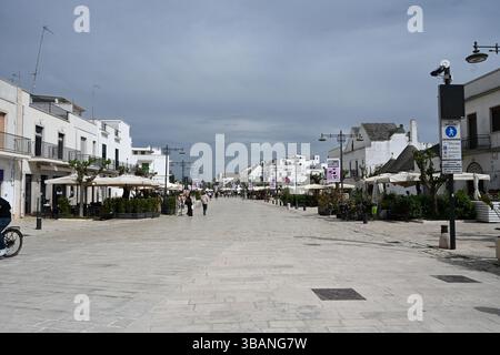 Trulli von Alberobello kleines ländliches Haus in Alberobello, Metropolitan City of Bari Stockfoto