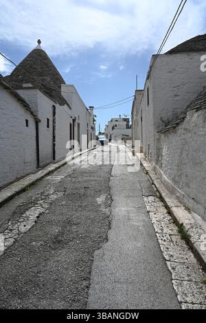 Trulli von Alberobello kleines ländliches Haus in Alberobello, Metropolitan City of Bari Stockfoto