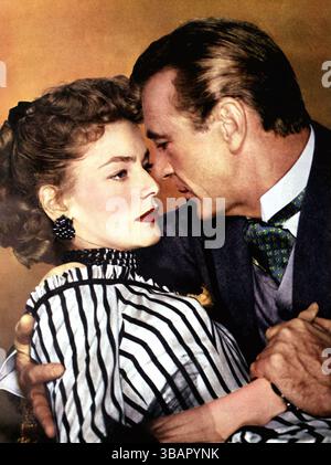Lauren Bacall und Gary Cooper im Film Bright Leaf (1950) Stockfoto