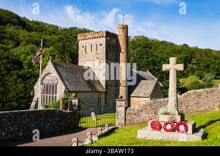 St. Winifred's Church, Branscombe, Devon, England Stockfoto