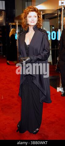 Susan Sarandon bei der Premiere von „The Lovely Bones“ in London - 24. November 2009 Stockfoto