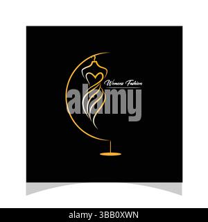 Elegantes Logo für Damen Stock Vektor