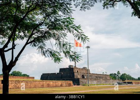Hue Imperial City Königspalast in Hue, Vietnam Stockfoto
