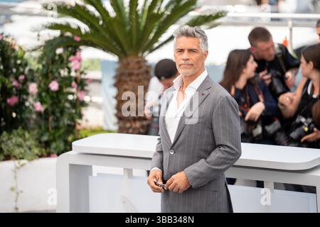 ESAI Morales nimmt am 14. Mai 2025 an der Fotokonferenz „Mission Impossible – The Final Reckoning“ beim 78. Filmfestival von Cannes im Palais des Festivals in Cannes Teil. (Foto: Luca Carlino/NurPhoto) Credit: NurPhoto SRL/Alamy Live News Stockfoto