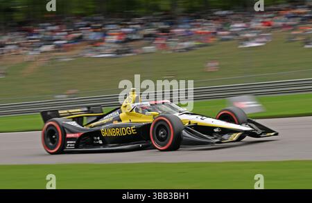 IndyCar-Fahrer Colton Herta fährt am 4. Mai 2025 am Grand Prix der Kinder von Alabama in Birmingham, Al (Mitch White/Image of Sport) vorbei. Stockfoto