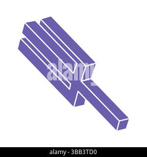 Unmögliche Formen, optische Illusion, Vektor. Optische Kunstobjekte. Logo. Geometrische Figuren. Stock Vektor