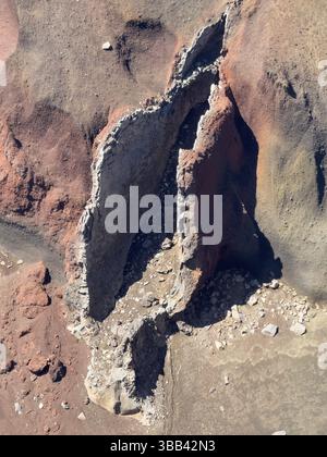 Auf dem Wanderweg des Tongariro Alpine Crossing im Tongariro National Park, Nordinsel, Neuseeland, Ozeanien Stockfoto