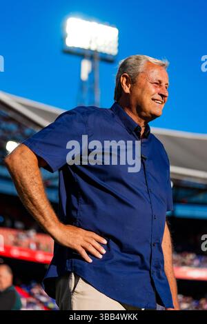 Rotterdam, Niederlande. Mai 2025. Rotterdam - Peter Houtman in der dreißigsten Runde der Eredivisie-Saison 2024/2025. Das Spiel findet am 14. Mai 2025 im Stadion Feijenoord de Kuip zwischen Feyenoord und RKC Waalwijk in Rotterdam statt. Credit: Box to Box Pictures/Alamy Live News Stockfoto