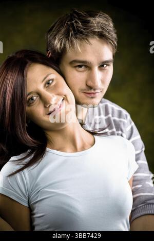 Porträt des jungen Paares Stockfoto