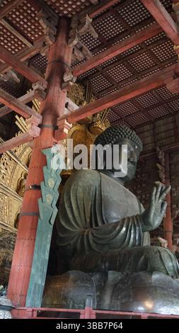 Todai-JI-Tempel, Nara – Heimat des Großen Buddha und historisches japanisches Wahrzeichen Stockfoto