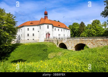 zámek Vartenberk, Stráž Pod Ralskem, Česká republika / Schloss Vartenberk, Straz Pod Ralskem, Stadt, Tschechische republik Stockfoto