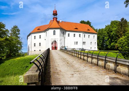 zámek Vartenberk, Stráž Pod Ralskem, Česká republika / Schloss Vartenberk, Straz Pod Ralskem, Stadt, Tschechische republik Stockfoto
