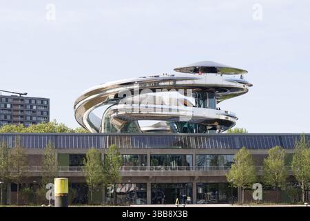 Rotterdam. Mai 2025. Dieses Foto vom 14. Mai 2025 zeigt einen Blick auf das Fenix Museum in Rotterdam, Niederlande. Das neue Museum über Migration wird am 16. Mai der Öffentlichkeit zugänglich sein. Quelle: Sylvia Lederer/Xinhua/Alamy Live News Stockfoto