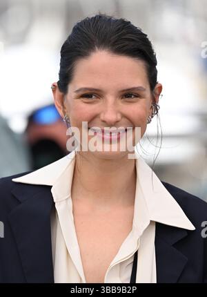 Cannes, Frankreich. Mai 2025. Josephine Japy nimmt am Fotogespräch der Wonderers Teil, Teil des 78. Filmfestivals von Cannes, Palais des Festivals. Quelle: Doug Peters/EMPICS/Alamy Live News Stockfoto