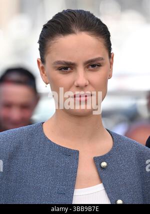 Cannes, Frankreich. Mai 2025. Angelina Woreth nimmt am Fotogespräch der Wonderers Teil, Teil des 78. Filmfestivals von Cannes, Palais des Festivals. Quelle: Doug Peters/EMPICS/Alamy Live News Stockfoto