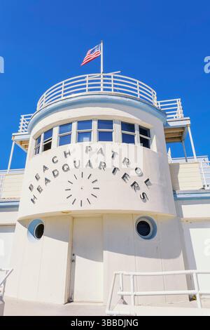Beach Patrol Headquarters, South Beach, Miami, Florida, USA Stockfoto