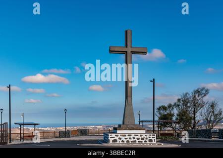Blick vom Mirador de Arucas auf Gran Canaria, Kanarischen Inseln, Spanien Stockfoto