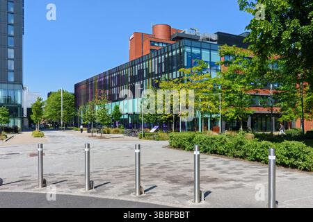 Die neue Erweiterung für das Bündnis der Manchester Business School, Universität Manchester, England, Großbritannien Stockfoto