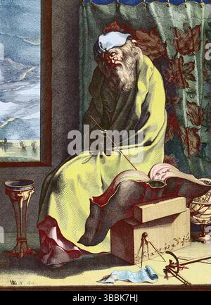 Thales von Milet nach Jacob de Gheyn - Stockfoto