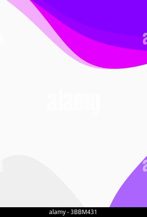 Abstraktes Hintergrunddesign in leuchtendem Lila und Pink für moderne Präsentationen oder Websites Stock Vektor