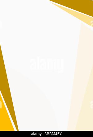 Elegantes abstraktes Hintergrunddesign in Gold und weiß für moderne Präsentationen und Branding-Projekte Stock Vektor