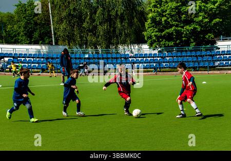 Fußballspiel Stockfoto