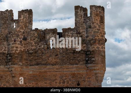 Castillo de Berlanga de Duero, Soria Stockfoto