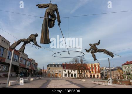Alter Marktplatz (Stary Rynek). Częstochowa, Polen. Stockfoto