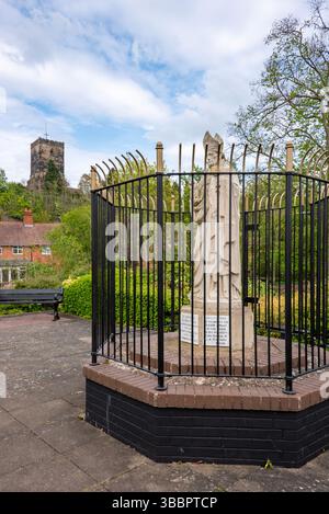 Statue von St. Richard, Droitwich Spa, Großbritannien Stockfoto