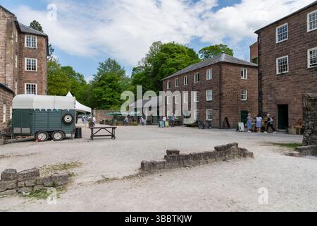 Cromford Mills in der Nähe von Matlock, Derbyshire, England. Stockfoto