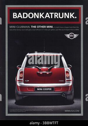 Vintage-Playboy-Magazin, August 2008, Anzeige, USA Stockfoto