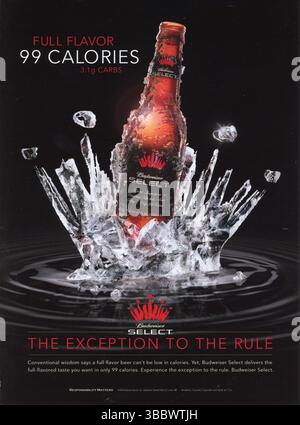 Vintage-Playboy-Magazin, August 2008, Anzeige, USA Stockfoto