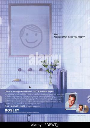 Vintage-Playboy-Magazin, August 2008, Anzeige, USA Stockfoto