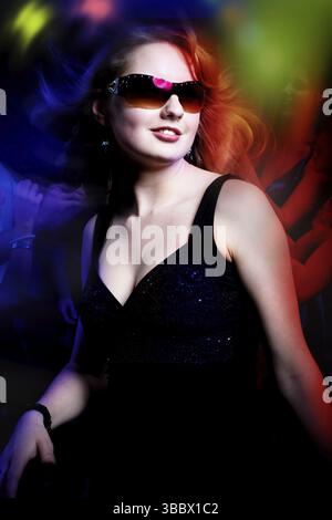 Szenen aus einem Nachtclub oder einer Disco Stockfoto