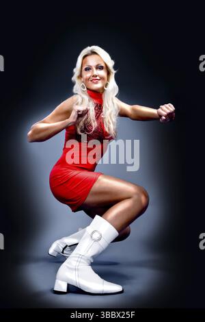 Szenen aus einem Nachtclub oder einer Disco Stockfoto
