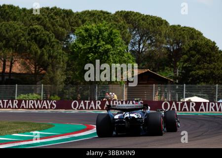 Imola, Italie. Mai 2025. Während der Formel 1 AWS Gran Premio del Made in Italy e Dell'Emilia-Romagna 2025, Emilia Romagna Grand Prix 2025, 7. Runde der FIA Formel-1-Weltmeisterschaft 2025 vom 16. Bis 18. Mai 2025 auf dem Autodromo Internazionale Enzo e Dino Ferrari in Imola, Italien - Foto Javier Jimenez/DPPI Credit: DPPI Media/Alamy Live News Stockfoto