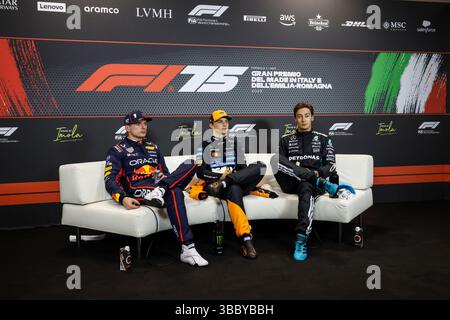 Imola, Italie. Mai 2025. Während der Formel 1 AWS Gran Premio del Made in Italy e Dell'Emilia-Romagna 2025, Emilia Romagna Grand Prix 2025, 7. Runde der FIA Formel-1-Weltmeisterschaft 2025 vom 16. Bis 18. Mai 2025 auf dem Autodromo Internazionale Enzo e Dino Ferrari in Imola, Italien - Foto Javier Jimenez/DPPI Credit: DPPI Media/Alamy Live News Stockfoto