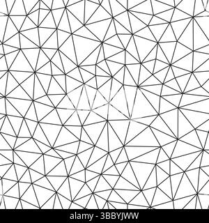Geometrisches Muster. Kleine Dreiecke. Gewicht der leichten Linien. Wiederholbares Muster. Nahtlose Vektorillustration. Stock Vektor