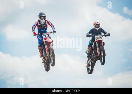 Motocross Landesmeisterschaft in Österreich (Mai 2025) Stockfoto