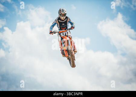 Motocross Landesmeisterschaft in Österreich (Mai 2025) Stockfoto