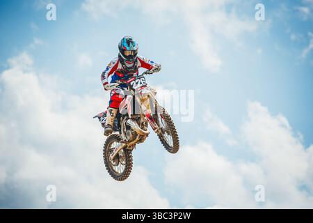 Motocross Landesmeisterschaft in Österreich (Mai 2025) Stockfoto