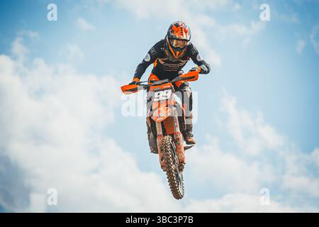 Motocross Landesmeisterschaft in Österreich (Mai 2025) Stockfoto